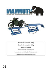 Mammuth ML45PA Instrucciones De Montaje Y Uso