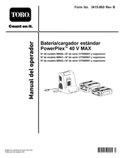 Toro 88542 Manual Del Operador