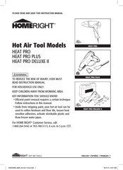 Homeright HEAT PRO DELUXE II Manual Del Usuario