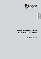 Eneo HDC-2080CS Guía De Instalación Rápida