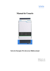 TBB Energier Pro Serie Manual De Usuario