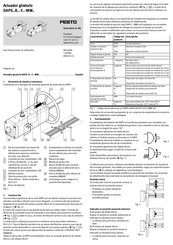 Festo DAPS R -F -MW Serie Instrucciones De Utilizacion