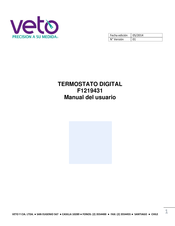 Veto F1219431 Manual Del Usuario