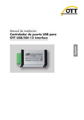 OTT USB/SDI-12 Manual De Instalación