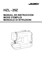 JUKI HZL-25Z Manual De Instruccion