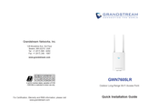 Grandstream GWN7605LR Guía De Instalación Rápida