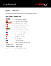 HyperX QuadCast S Manual De Usuario