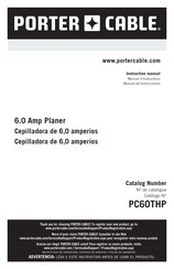 Porter Cable PC60THP Manual Del Usuario