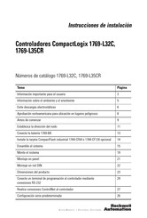 Rockwell Automation CompactLogix 1769-L35CR Instrucciones De Instalación