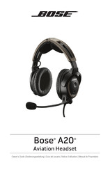 Bose A20 Guia Del Usuario