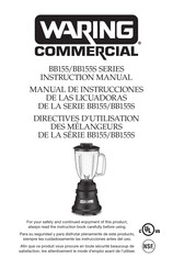 Waring Commercial BB155 SERIE Manual De Instrucciones