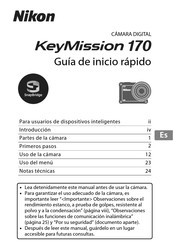 Nikon KeyMission 170 Guia De Inicio Rapido