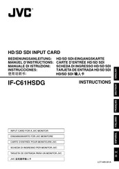 JVC IF-C61HSDG Instrucciones