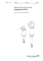 Endress+Hauser Liquiphant FTL31 Manual De Instrucciones