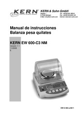 KERN EW 600-C3 NM Manual De Instrucciones