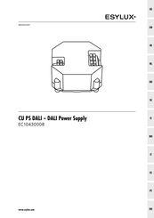 ESYLUX CU PS DALI Manual De Instrucciones