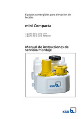 KSB mini-Compacta U100 C Manual De Instrucciones De Servicio/Montaje