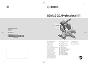 Bosch GCM 10 GDJ Professional Manual Original