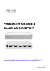 Vision TECHCONNECT TC3-HDMI14 Manual Del Propietário