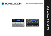 TC-Helicon VL3X Manual Del Usuario