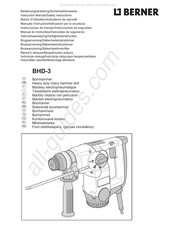 Berner BHD-3 Instrucciones De Manejo/Instrucciones De Seguridad