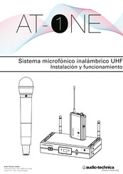 Audio-Technica AT-ONE Instalación Y Funcionamiento