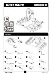 Buzz Rack BUZZRUNNER H3 Manual Del Usuario