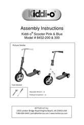 Kettler Kiddi-O 8452-200 Instrucciones De Ensamblado