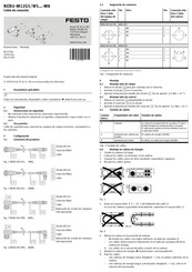 Festo NEBU­M12G5/W5-M8 Instrucciones De Montaje