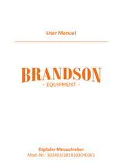 Brandson Equipment 20181010YC001 Manual Del Usuario