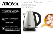 Aroma X-Press Hot H20 Manual De Instrucciones