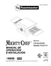 Toastmaster TCO2114 Mighty Chef Manual De Operación E Instalación