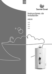 Saunier Duval AQGAS 190 Instrucciones De Instalación