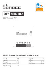 Sonoff DIY MINIR2 Manual De Usuario