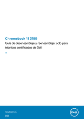 Dell Chromebook 11 3180 Guía De Desensamblaje Y Reensamblaje