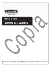 Lifetime 60028 Manual Del Usuario