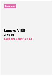 Lenovo VIBE A7010 Guia Del Usuario