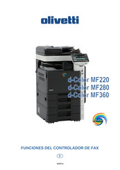 Olivetti d-Color MF280 Funciones Del Controlador De Fax