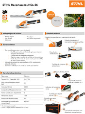 Stihl HSA 26 Guia De Inicio Rapido
