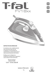 T-Fal FV18 Serie Instructivo De Operación