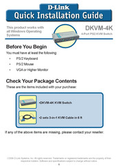 D-Link DKVM-4K Manual Del Usuario