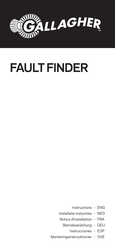 Gallagher FAULT FINDER Instrucciones De Uso
