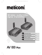 MELICONI AV 100 plus Instrucciones De Uso