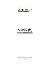 ANEMOI AIRPRO Manual De Instalación