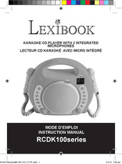 LEXIBOOK RCDK100 Serie Manual De Instrucciones