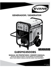 Evans Vanguard G185MG3500BS Manual De Propietario