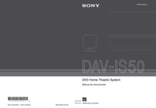 Sony DAV-IS50 Manual De Instrucciones