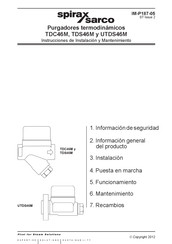 Spirax Sarco UTDS46M Instrucciones De Instalación Y Mantenimiento