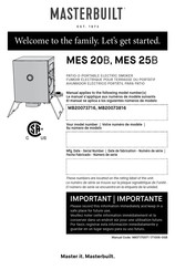 Masterbuilt MB20073716 Manual De Instrucciones