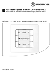 RADEMACHER DuoFern 9494-2 Instrucciones De Uso